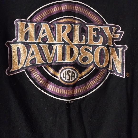 Harley Davidson women's tshirt size Large plus bandana - Picture 4 of 6